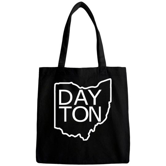 Discover Dayton Ohio Outline Bags