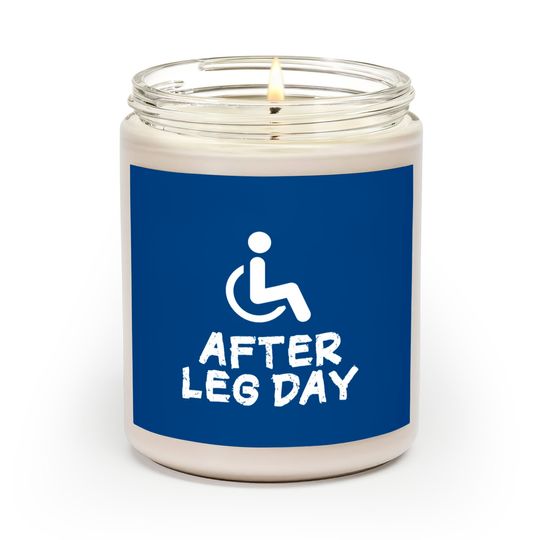 Discover Leg Day Fitness Pumps Gift Idea Scented Candles