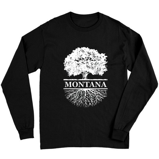 Discover Montana Vintage Roots Outdoors Souvenir Long Sleeves