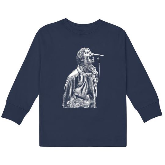 Discover Liam Gallagher - Oasis -  Kids Long Sleeve T-Shirts