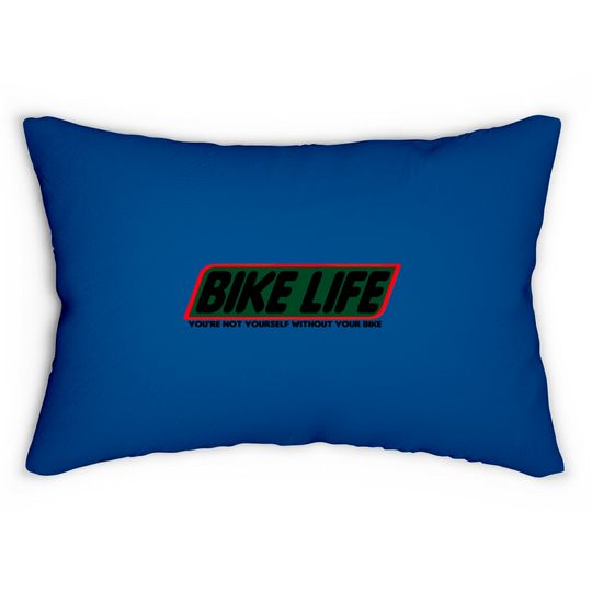 Discover Bike Life Apparel Lumbar Pillows