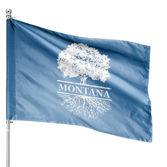Discover Montana Vintage Roots Outdoors Souvenir House Flags