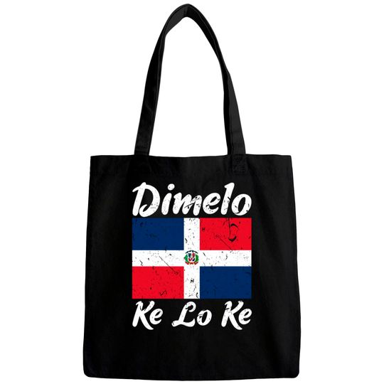 Discover Dimelo Ke Lo Ke Dominican Republic Flag Bags