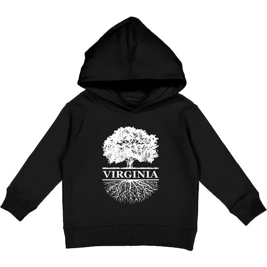 Discover Virginia Vintage Roots Outdoors Souvenir Kids Pullover Hoodies
