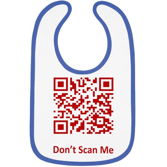 Discover Funny Rick Roll Meme QR Code Scan Bib for Laughs and Fun Bibs