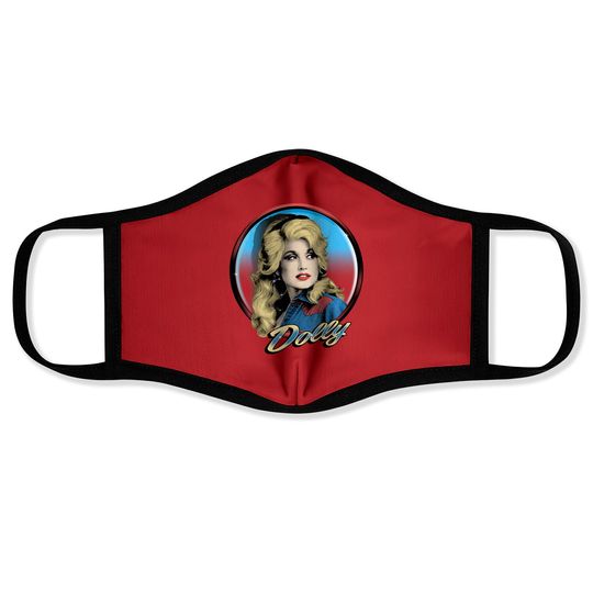 Discover Dolly Parton Western, Dolly Parton Singer, Dolly Art Classic Face Masks