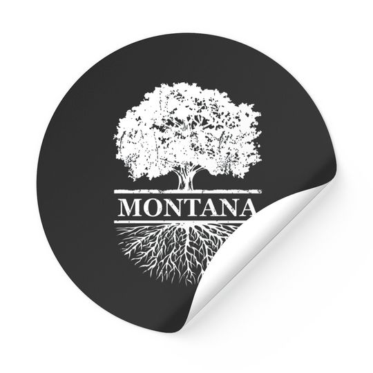 Discover Montana Vintage Roots Outdoors Souvenir Stickers