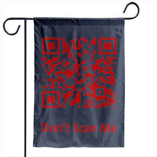 Discover Funny Rick Roll Meme QR Code Scan Garden Flag for Laughs and Fun Garden Flags