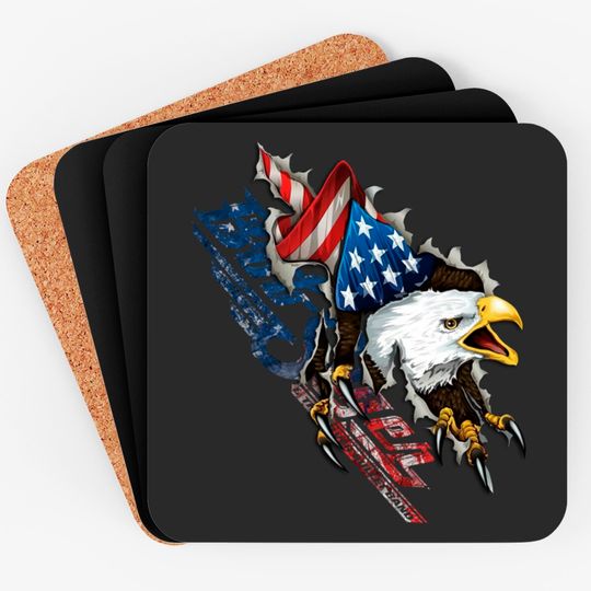 Discover Bob Seger Eagel American flag - Bob Seger - Coasters