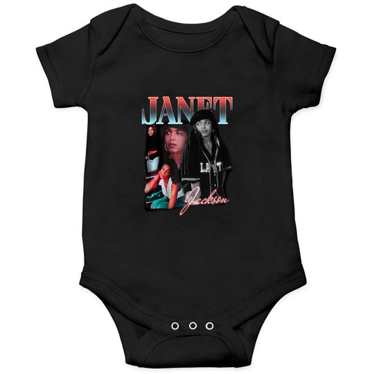Discover Vintage Style Janet Jackson Graphic Onesies