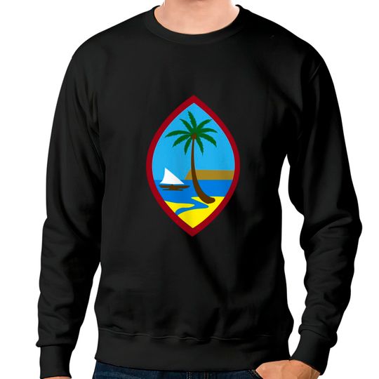 Discover Guam Flag Seal Sweatshirts