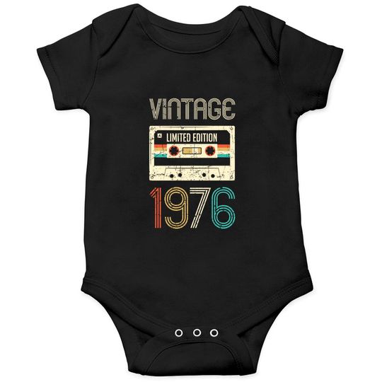 Discover Vintage 1976 Limited Edition 44th Birthday - 44th Birthday Gift - Onesies