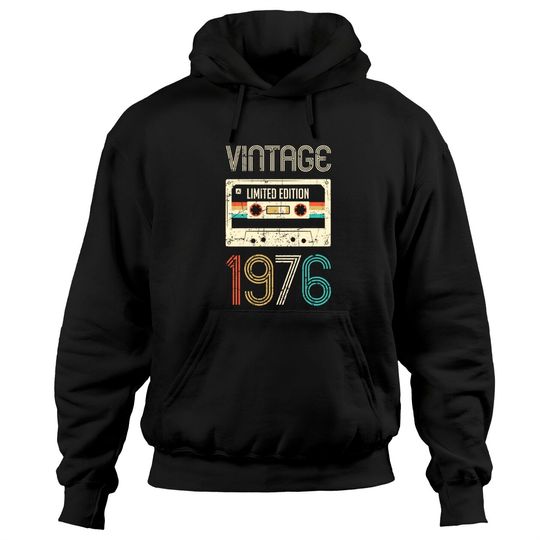 Discover Vintage 1976 Limited Edition 44th Birthday - 44th Birthday Gift - Hoodies