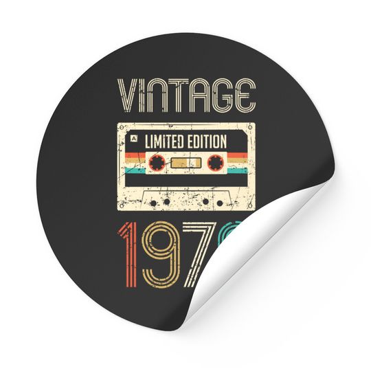 Discover Vintage 1976 Limited Edition 44th Birthday - 44th Birthday Gift - Stickers