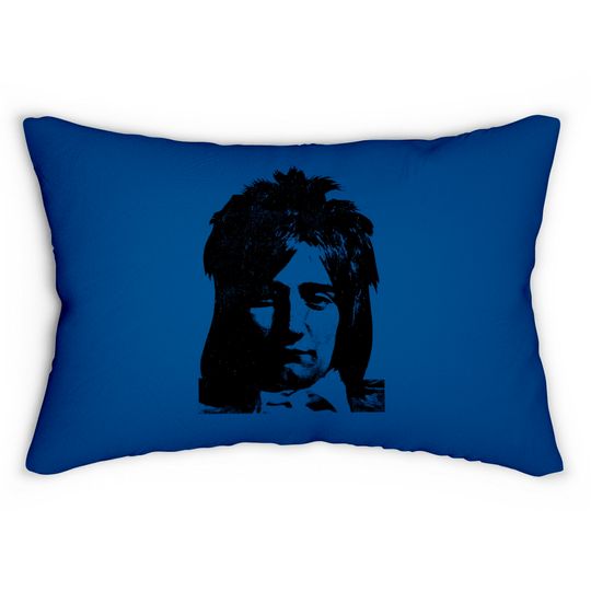 Discover Rod Stewart face Lumbar Pillows/mod/faces