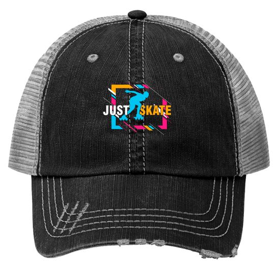 Discover Inline Skating Skaters Sporty Designs Trucker Hats Trucker Hats