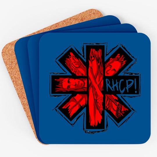 Discover Red Hot Chili Peppers Band Vintage Inspired Coasters
