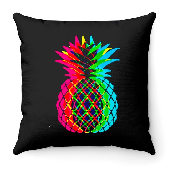 Discover CMYK Pineapple - Pineapple - Throw Pillows