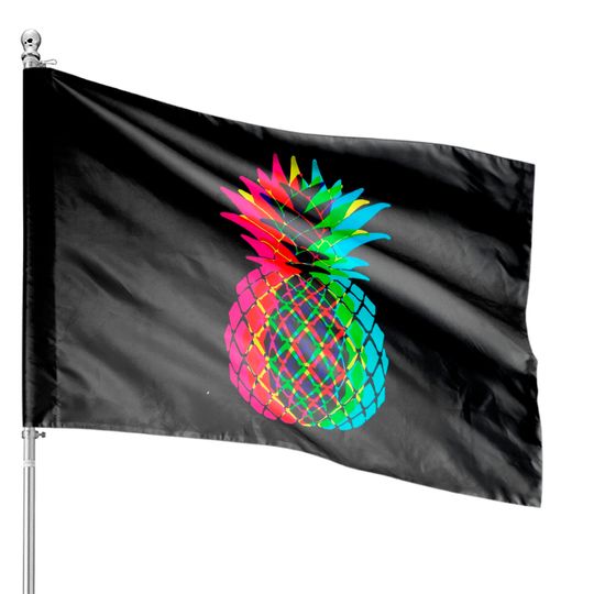 Discover CMYK Pineapple - Pineapple - House Flags