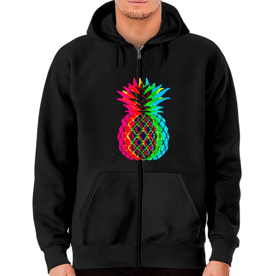 Discover CMYK Pineapple - Pineapple - Zip Hoodies
