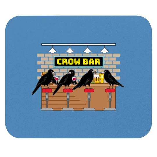 Discover Crow Bar Crowbar Crows Bird Animals Lover Mouse Pads