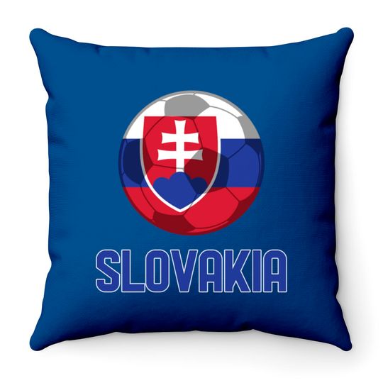 Discover Slovakia 2021 champions soccer euro Throw Pillows