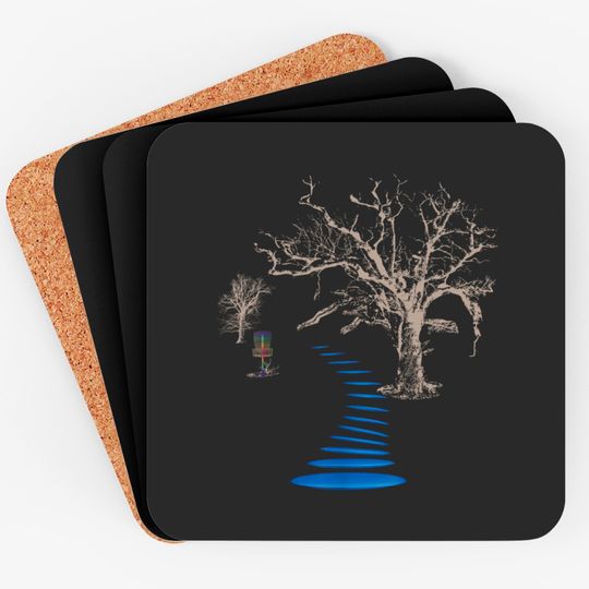 Discover Disc Golf Into The Woods Ultimate Coasters