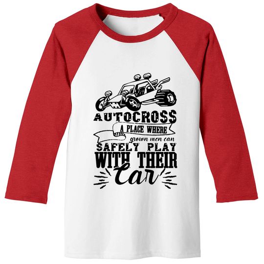 Discover Funny Autocross Shirt Baseball Tees