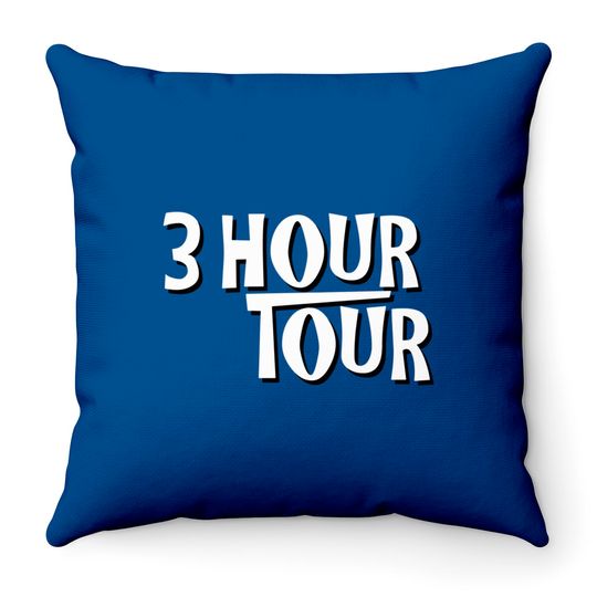 Discover 3 Hour Tour - Gilligans Island - Throw Pillows