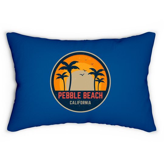 Discover Pebble Beach California - Pebble Beach California - Lumbar Pillows