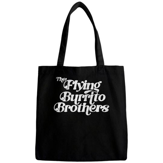 Discover Flying Burrito Brothers // Retro Faded Style Fan Art Design - Gram Parsons - Bags