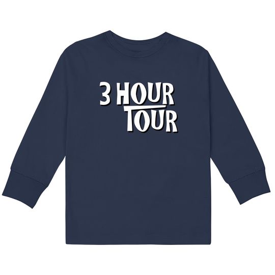 Discover 3 Hour Tour - Gilligans Island -  Kids Long Sleeve T-Shirts