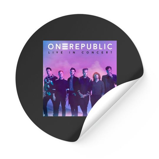 Discover OneRepublic band Stickers, OneRepublic fan Stickers, OneRepublic 2022 Stickers