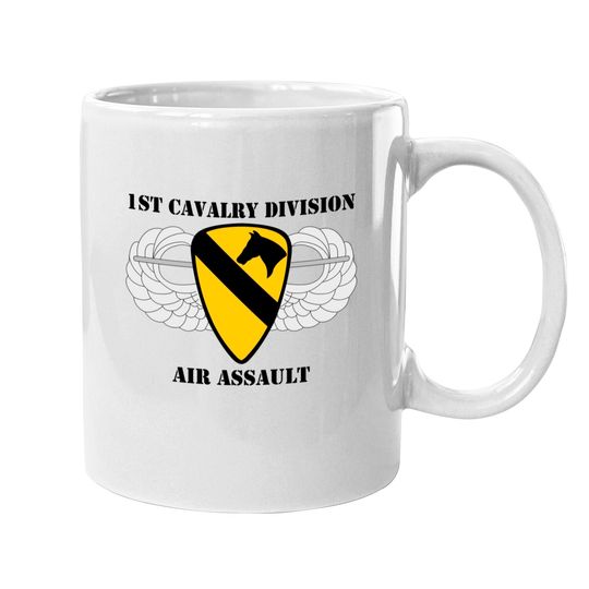 Discover 1st Cavalry Division Air Assault W/Text Mugs