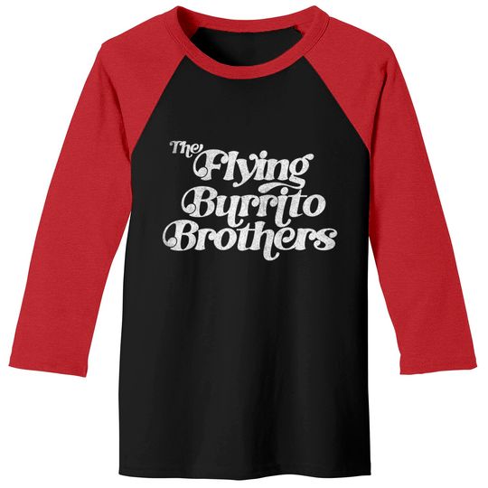 Discover Flying Burrito Brothers // Retro Faded Style Fan Art Design - Gram Parsons - Baseball Tees