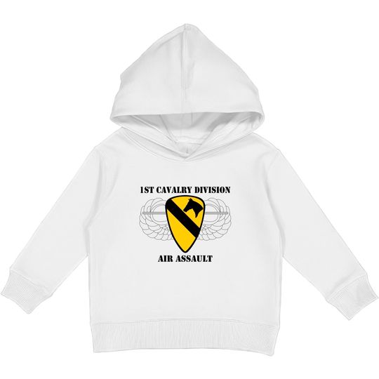 Discover 1st Cavalry Division Air Assault W/Text Kids Pullover Hoodies