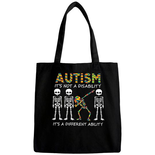 Discover Autism It's Not A Disability Bags