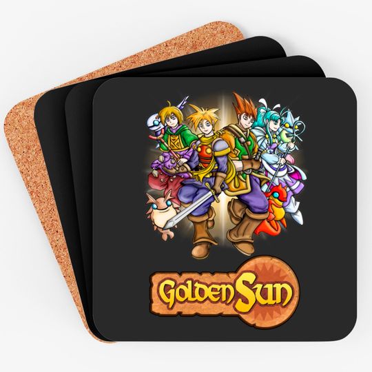 Discover Golden Sun Heroes - Golden Sun - Coasters