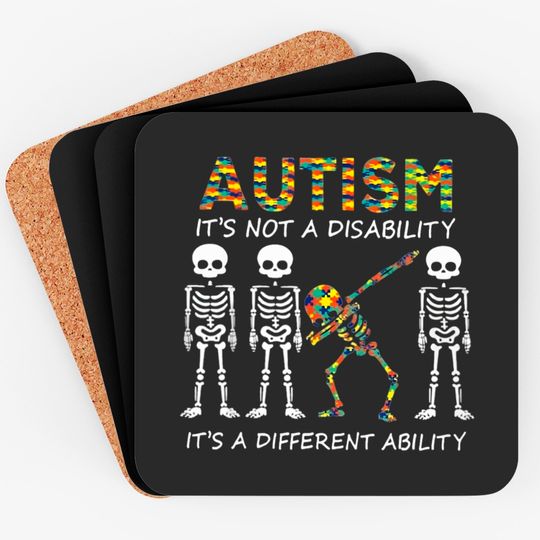 Discover Autism It's Not A Disability Coasters
