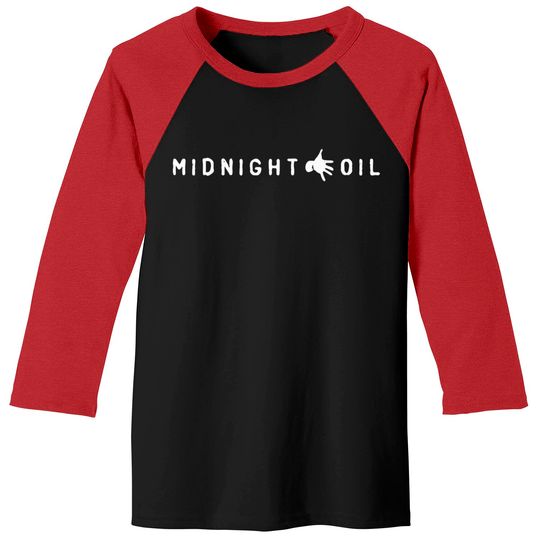 Discover Midnight Oil Baseball Tees