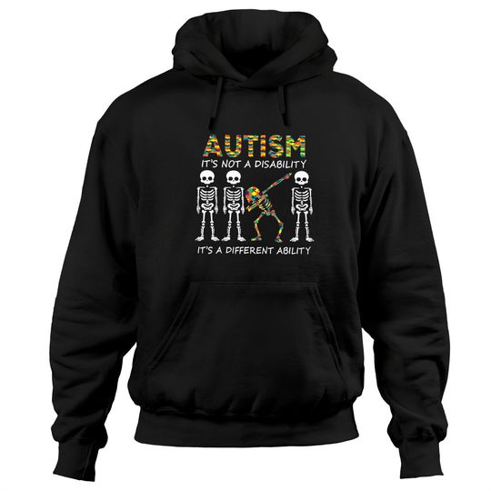 Discover Autism It's Not A Disability Hoodies