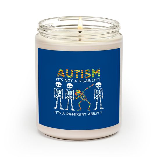 Discover Autism It's Not A Disability Scented Candles
