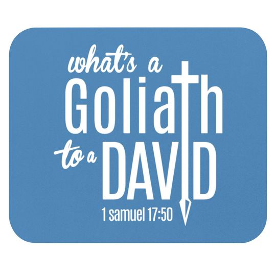 Discover David & Goliath (W) Mouse Pads