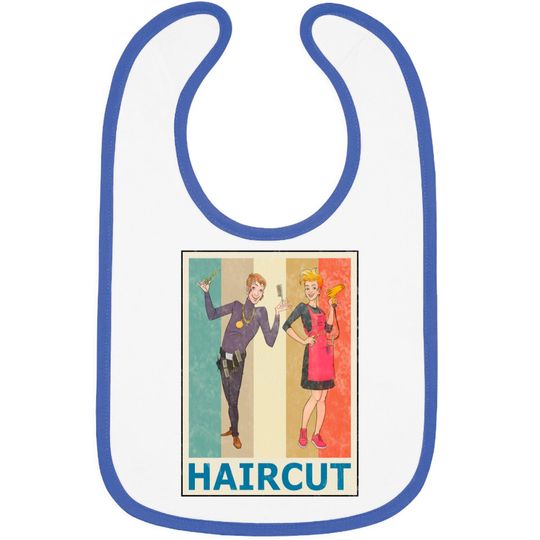 Discover Hairdresser Hair Stylist Vintage Retro Style Bibs
