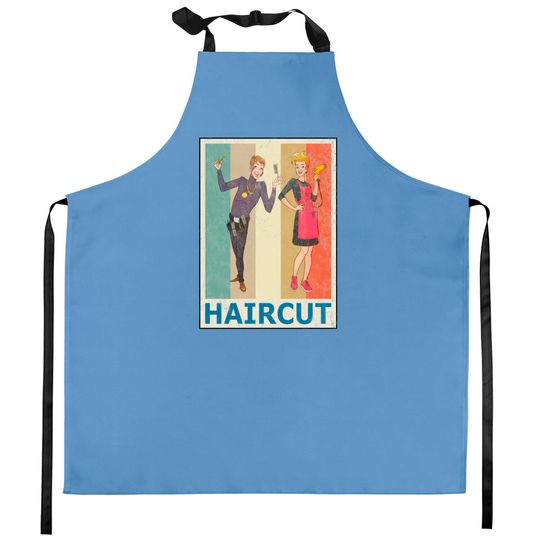 Discover Hairdresser Hair Stylist Vintage Retro Style Kitchen Aprons