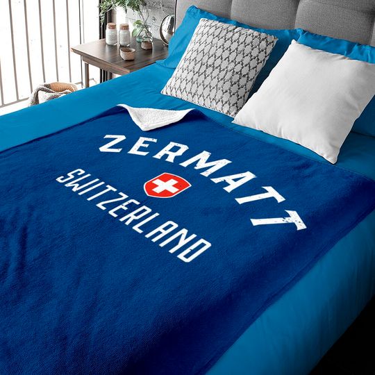 Discover Zermatt Switzerland - Zermatt Switzerland - Baby Blankets