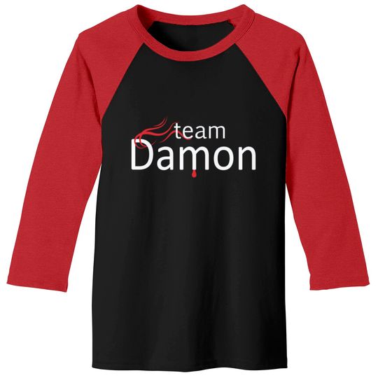 Discover Team Damon - The vampire Baseball Tees