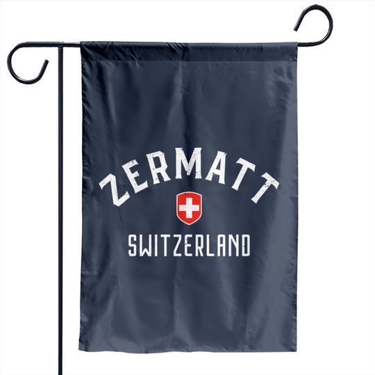 Discover Zermatt Switzerland - Zermatt Switzerland - Garden Flags