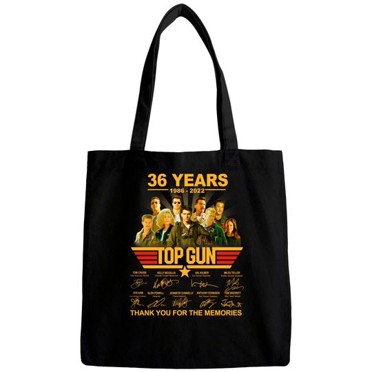 Discover Top Gun Marverick Shirt, Top Gun 36 Years 1986 2022 Bags