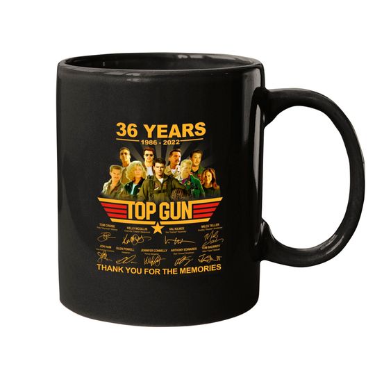 Discover Top Gun Marverick Mug, Top Gun 36 Years 1986 2022 Mugs